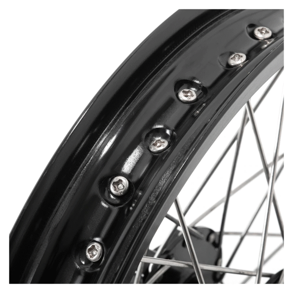 Rear Rim 16” x 1.85” T7 7116 CNC Black Talaria Sting - Image 2